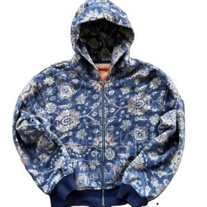 Cardigan en tricot décontracté à fermeture éclair pour l'automne et l'hiver, XXS, sweat-shirt pour homme et femme, impression numérique, respirant, polyester/coton uni - Product Image 1