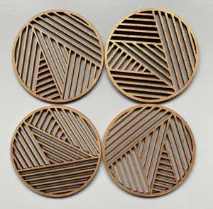 Posavasos con estilo de diseño Simple de forma Hexagonal para decoración de mesa con precio bajo Venta caliente de alta calidad - Product Image 3