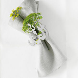 ที่วางผ้าเช็ดปากบนโต๊ะในโรงแรมที่บ้านอุปกรณ์เสริมผ้าเช็ดปากที่ทำจากโลหะอุปกรณ์ตกแต่งโต๊ะสุดหรู - Product Image 6