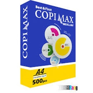 Papier copie Copimax A4 80g blanc pour usage bureautique, papier d'impression pour imprimantes laser et jet d'encre - Product Image 1