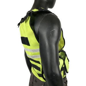 Chaleco de Seguridad Reflectante de Alta Visibilidad con Bolsillos Multiherramienta OEM y Cinta Reflectante, Ropa para Trabajadores - Product Image 6
