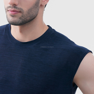 Camiseta sin Mangas para Gimnasio OEM, Ropa de Culturismo para Hombre, Chalecos Transpirables de Secado Rápido para Hombre, Camisetas Grises para Hombre - Product Image 6