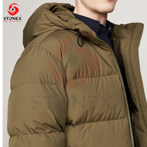 Manufacturer <b>Bubble</b> Men Thick Down Lightweight <b>Coats</b> Custom Printing Logo Winter Luxury Plus Size Plain Puffer Jacket - Product Image 6