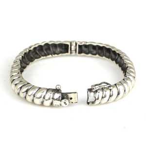 925 Sterling Silver Tennis <b>Bracelet</b> Rhodium Plating Vintage Religious Style 18K Gold <b>Ruby</b> Main Stone Twisted Model Cast Design - Product Image 5