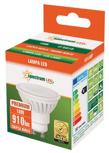 Lampada LED dicroica in ceramica premium 10W 910Lm 4000K 100 (Spectrum WOJ14309) - Product Image 1