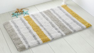 พรมผ้าฝ้ายทอมือสไตล์ทันสมัยเป็นมิตรกับสิ่งแวดล้อมซักได้ทรงเรขาคณิตสี่เหลี่ยมขนาดกำหนดเองสำหรับบ้านโรงแรม - Product Image 2