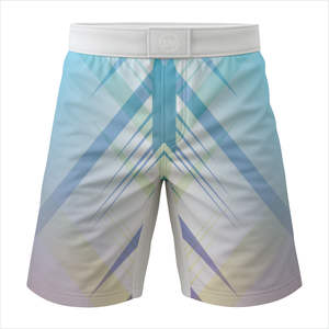 Pantalones cortos de MMA de pierna dividida para hombres Kickboxing Grappling No Gi Custom Fit Training Wear - Product Image 1