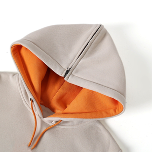 เสื้อฮู้ดดี้ผ้าฟลีซออร์แกนิค 100% ของมหาวิทยาลัยลินคอล์น รุ่น Neutral Prep Premium สำหรับฤดูหนาว มีกระเป๋าจิงโจ้ สีส้ม - Product Image 4