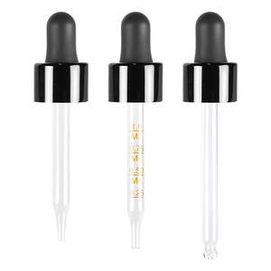 พลาสติก PP สีดำขนาด20-400ประกอบกับหลอดยางปิเปตแก้วแกะสลัก (เครื่องหมายจบการศึกษาที่.25, .5, .75, <span class=keywords><strong>1</strong></span>มล.) - Product Image 1