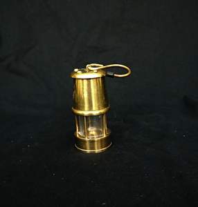 Classic antique reproduction brass miner lamp for traditional home decor retro bars cafes and rustic events - Product Image 4