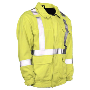 เสื้อแจ็คเก็ตทำงานนิรภัยแบบยูนิเซ็กซ์ ขายส่ง ไซส์ใหญ่ สะท้อนแสง มองเห็นได้ชัดเจน มีหลายกระเป๋า ปรับแต่งโลโก้ได้ สีสันสดใส ผลิตจากผ้าโพลีเอสเตอร์ผสมคอตตอน - Product Image 3