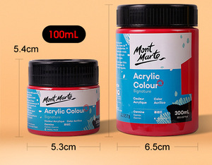 Mm 50 Màu Sắc 300Ml Nghệ Sĩ Chữ Ký Chuyên Nghiệp Acrylic Sắc Tố Màu Sắc Nội Thất Tường Graffiti Sơn - Product Image 6