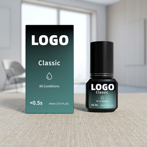 Pegamento Coreano Vegano para Extensiones de Pestañas, de Secado Rápido, Libre de Hidroquinona, Resistente al Agua y al Aceite, para Todas las Condiciones - Product Image 1