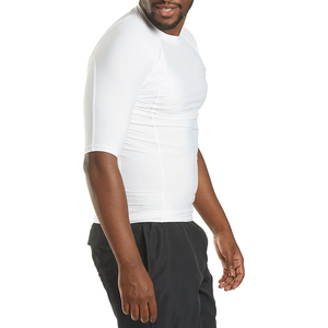 Camisas de compresión de secado rápido para hombre con mangas largas, logotipo personalizable estampado en tejido de punto - Product Image 3