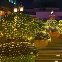 Innen/Außen IP44 bewertet Warmweiß LED Net Mesh Lichter Weihnachts feier Dekorative Bush Tree Zaun Balkon Garten Connect able