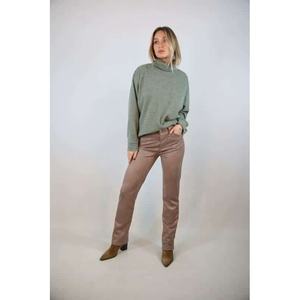 Supra Beige pantalon décontracté 7019 toile respirante taille moyenne/haute lavage coloré à jambes larges adapté à l'été et à l'automne - Product Image 2