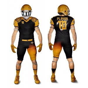 2024 al por mayor conjuntos de camisetas de fútbol juvenil personalizados sublimación completa uniformes de fútbol americano - Product Image 2