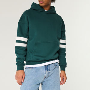 เสื้อมีฮู้ดผ้าฟลีซผ้า30% 70% สำหรับผู้ชายผ้าคอตตอนผสมผ้าโพลีเอสเตอร์สำหรับผู้ชาย - Product Image 1