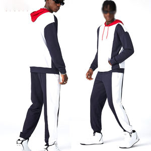 Survêtement surdimensionné pour hommes, jogging en polaire délavée à l'acide, ensemble de sweats à capuche délavés avec logo, hiver, grande taille - Product Image 6
