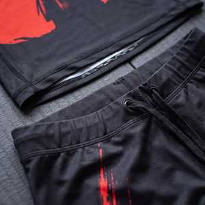 Conjunto Samurai No Gi, Rashguard y Spats de BJJ Sublimados, Personalizados OEM para Venta al por Mayor de Grappling - Product Image 5