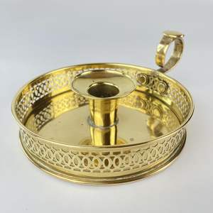 Bâton de chambre en argent Long Bâton Décoratif Lieu Saint Métal Laiton Bougeoir Bougeoir Moderne Boucle - Product Image 3