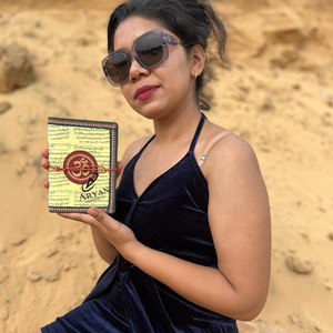 ผ้าคอตตอนจิตวิญญาณแบบไม่ซ้ำใครทำด้วยมือแท้แบบใหม่รักษาความปลอดภัยด้ายปิดวารสารวินเทจสีสันสดใสแผ่นไดอารี่แบบไม่มีเส้นนำกลับมาใช้ใหม่ - Product Image 1