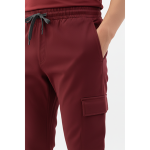 Uniforme médical moderne avec plusieurs poches Emballage personnalisé Pantalon de jogging cargo Fabricant d'uniformes de médecin - Product Image 1