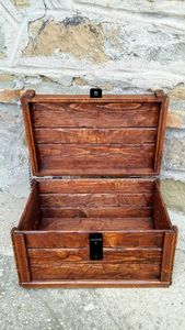 <b>Wooden</b> Elegant Design with Polished Wood Gift <b>Box</b> Jewellery <b>Box</b> Cosmetic <b>Box</b> for Christmas Decoration - Product Image 4