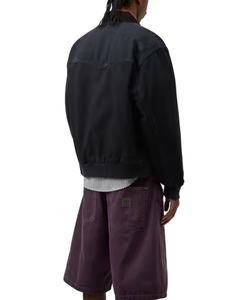 Veste de travail décontractée d'automne, gris, simili cuir, fermeture éclair, manches courtes, boutonnée, respirante, vêtements en cuir pour hommes - Product Image 2