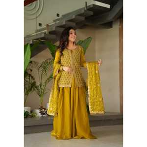 PREMIUM DESIGNER READYMADE MODERN SALWAR KAMEEZ <b>TOP</b>-BOTTOM-DUPATTA 2025 LATEST <b>FESTIVE</b> PARTY WEDDING Linnin Cotton Quick Dry - Product Image 1