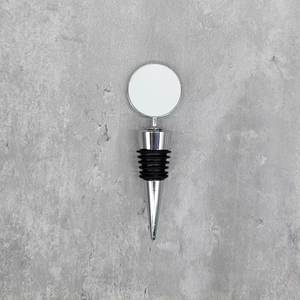 Tapón de botella de vino de Papá Noel de acero inoxidable Chapado en plata para vacaciones, Navidad, vino, tapones de vino empotrados - Product Image 5