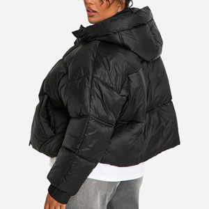 Chaqueta acolchada corta de moda para mujer, prendas de vestir exteriores cálidas y ligeras ecológicas, ropa de calle, moda de invierno informal cómoda - Product Image 3