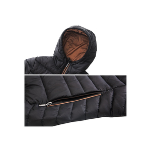 Top Quality Black Color Women Puffer Jacket Casual Design Breathable Fabric Warm Zipper Closure Winter Jacket for Outdoor Use - Product Image 6