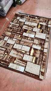 Alfombras Turcas Modernas de Polipropileno Jacquard Tejidas a Máquina, con Respaldo de Yute de Alta Calidad, Resistentes a las Manchas y de Pelo Alto - Product Image 4