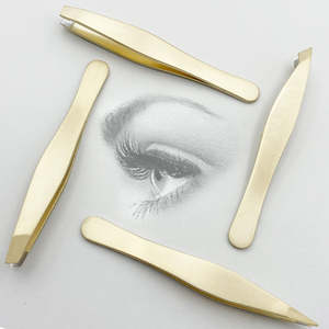 Pinzas duraderas de acero inoxidable para aplicación de extensión de pestañas, herramienta de alta precisión para técnicos de salón - Product Image 2