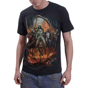 Camiseta de tela de alta calidad de estilo de impresión único Diseño gráfico personalizado con Camiseta de cuello redondo para el verano - Product Image 6