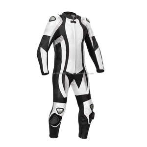 Traje de Carreras de Motocicleta, Traje de Cuero de Una Pieza para Motociclismo y Automovilismo, Transpirable, con Protección - Product Image 6