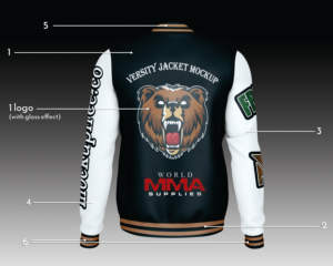 SampleSampleSample Varsity Jacket Chaquetas de hombre - Product Image 2