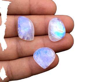 ลูกปัดพลอยพลอยสีขาวรูปหัวใจทรงแฟนซีสีรุ้งสำหรับทำเครื่องประดับลูกปัดหิน - Product Image 1