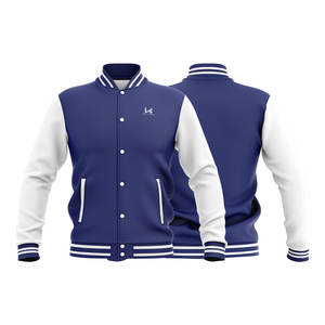 Chaqueta Deportiva Unisex al por Mayor con Logotipo Personalizado, Chaqueta Bomber Informal de Talla Grande, Cortavientos de Lona, Primavera, Sólida, Ecológica, Resistente al Viento - Product Image 3
