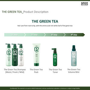 AMOS-Shampooing au thé vert professionnel, 500g, à base de plantes, rafraîchissant, hydratant, huile d'arbre à thé - Product Image 6