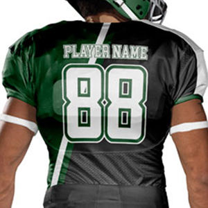 Uniformes de football américain personnalisés par sublimation complète pour adultes en polyester à mailles confortables à séchage rapide grande taille-Usine directe - Product Image 4