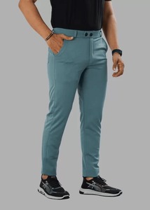 Vente en gros de pantalons slim formels décontractés à la mode pour hommes de grande taille - Product Image 3