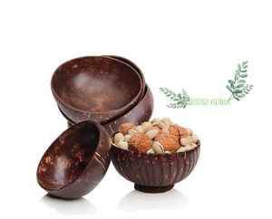 Usine de gros bols en coquille de noix de coco végétalien naturel/ensemble de vaisselle en bois de noix de coco du Vietnam - Product Image 1