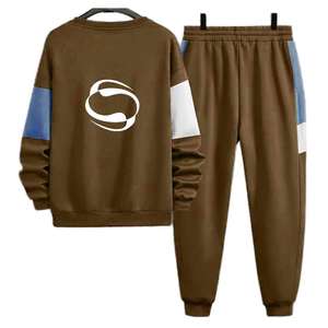 Chándales de Forro Polar con Bordado Personalizado para Entrenamiento, Ajuste Holgado, Polialgodón, Unisex, Chándales para Hombre para Invierno - Product Image 2