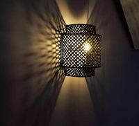 Nouvelle Arrivée PineCraft International Lampe Murale LED en Aluminium Style Moderne Luxe Abat-jour Marron Température de Couleur 3000~6000K Intérieur