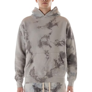 เสื้อฮู้ดดี้คุณภาพสูงสำหรับผู้ชาย ผ้าฝ้าย 100% แบบสวมหัว ยูนิเซ็กซ์ แฟชั่นผู้ชาย ลายมัดย้อม เสื้อฮู้ดดี้ผ้าฝ้ายสำหรับวิทยาลัยและการฝึกซ้อม - Product Image 6