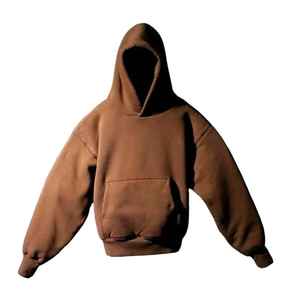 Sudadera con capucha teñida lisa de invierno 360 algodón 610 Gsm 100% Gsm recortada de talla grande unisex de gran tamaño con logotipo personalizado - Product Image 3
