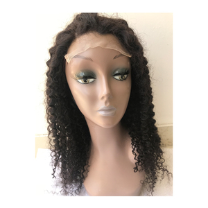 Outstanding Quality Raw Unprocessed Deep Curly 4x4 Closure <b>Wig</b> Available in Bulk Quantity From Indian Vendor - Product Image 1