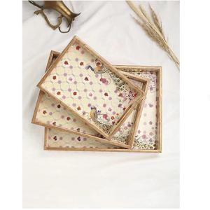 Plateau de service en bois MDF avec revêtement émaillé, design, hôtels et restaurants, articles de cuisine, plateau de table, haute qualité - Product Image 3